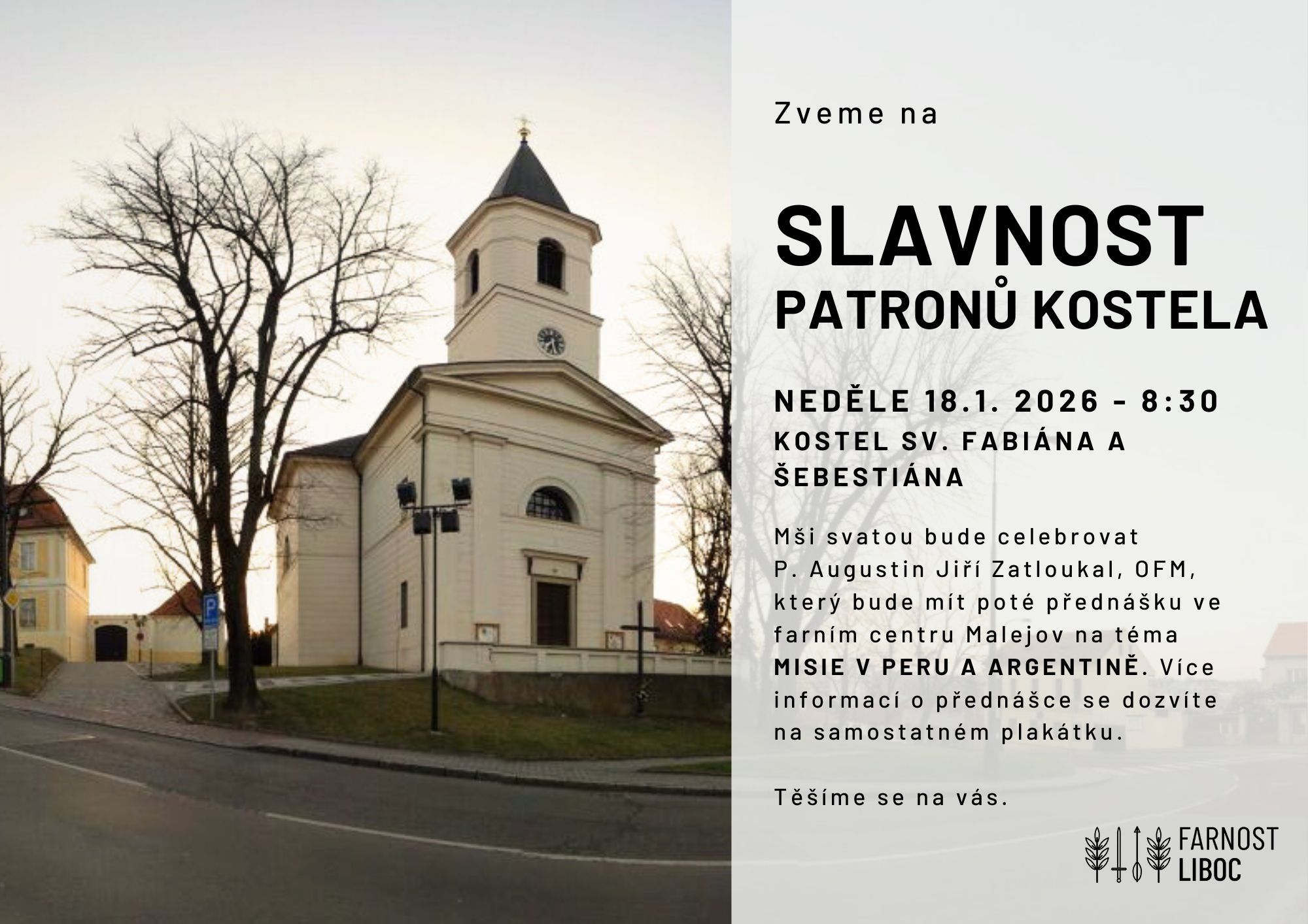 Slavnost patron kostela 2026