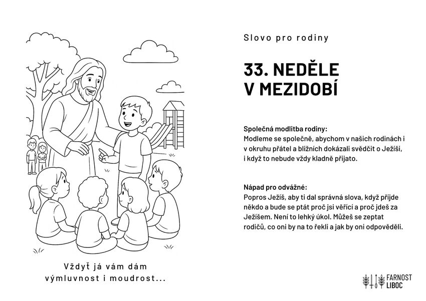 33. neděle v mezidobí C 2025
